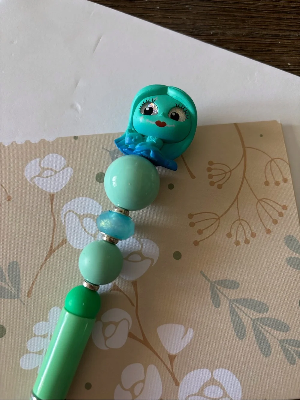 Disney Doorables: Nightmare Before Christmas: Sally DC handmade beaded pen